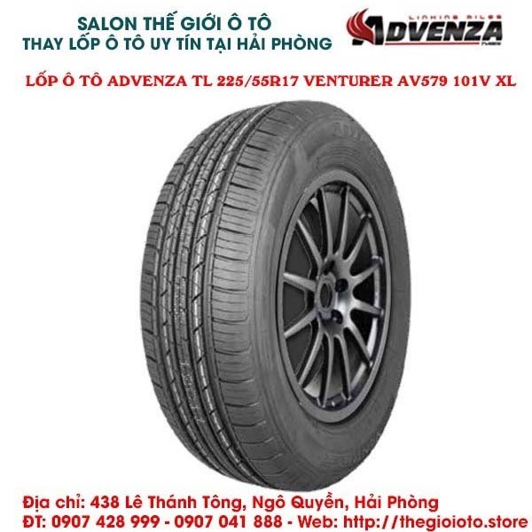 Lốp Advenza TL 225 /55R17 Venturer AV579